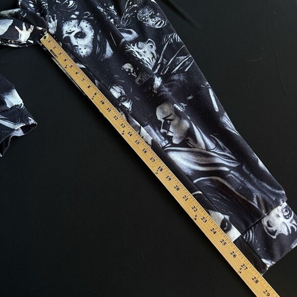 Halloween Horror Jogger Pants Womens Medium All Over Print Scary Movie - Picture 12 of 13